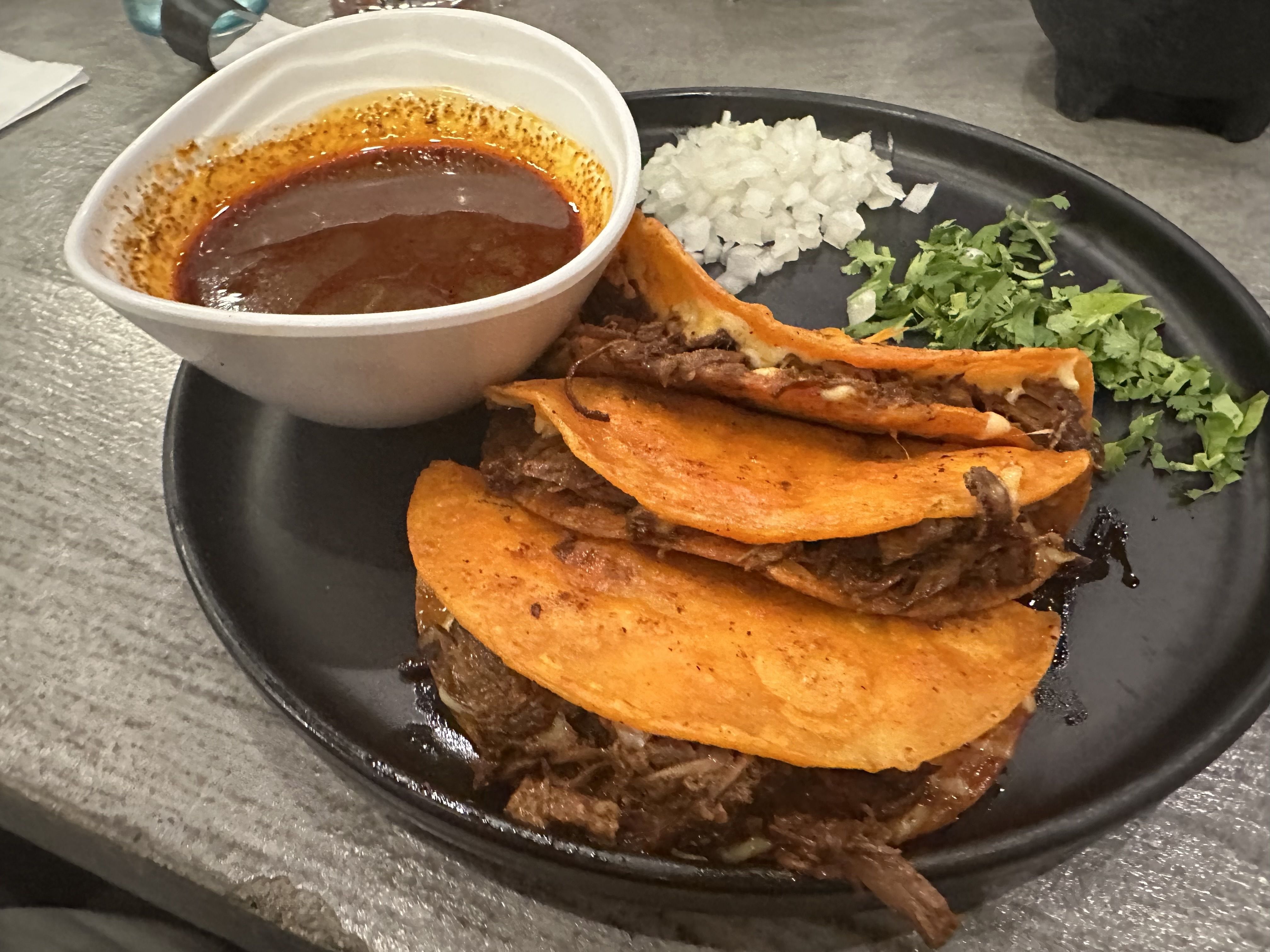 photo of birria quesadillas