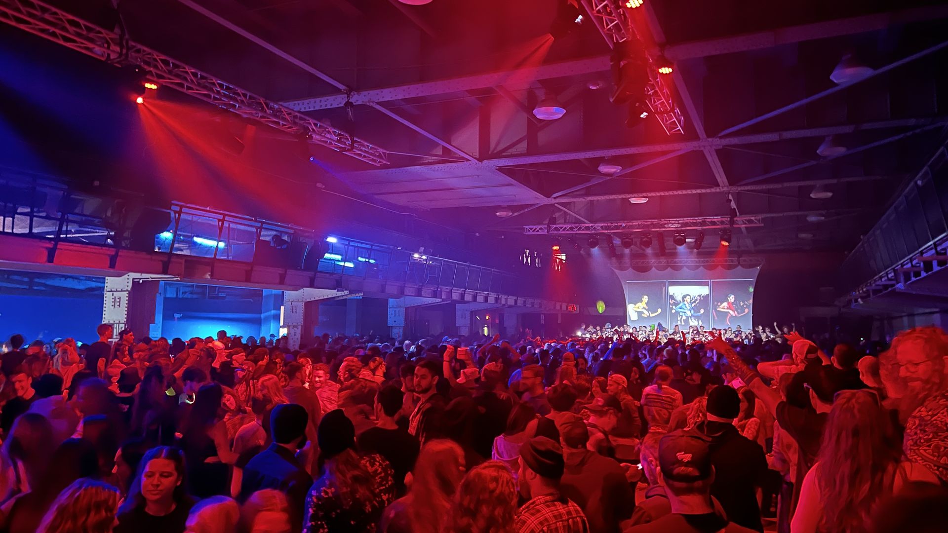 Boiler Room Detroit from Russell Industrial Center on Oct. 17. Photo: Samuel Robinson/Axios