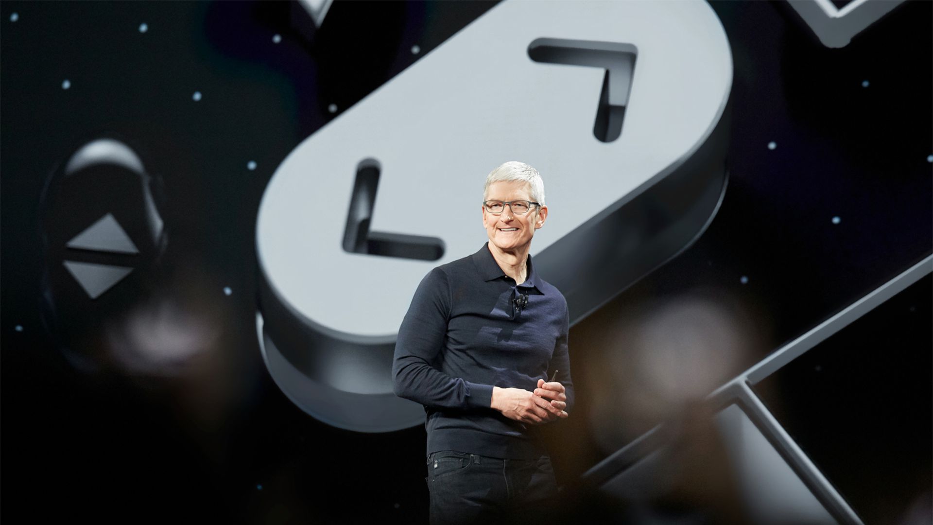 Tim Cook, speaking at an Apple event