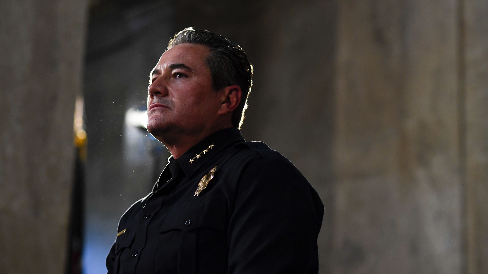 A photo of Denver police chief Paul Pazen