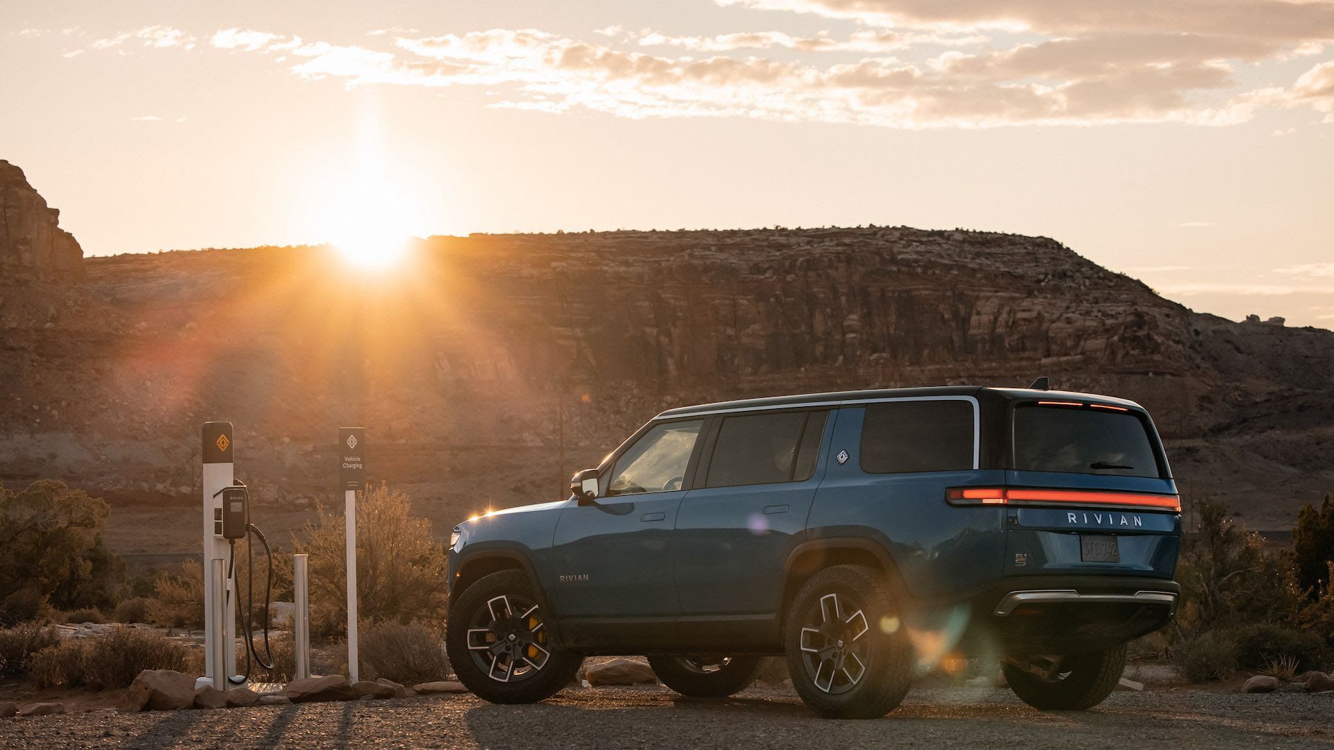 Photo of Rivian's electric SUV