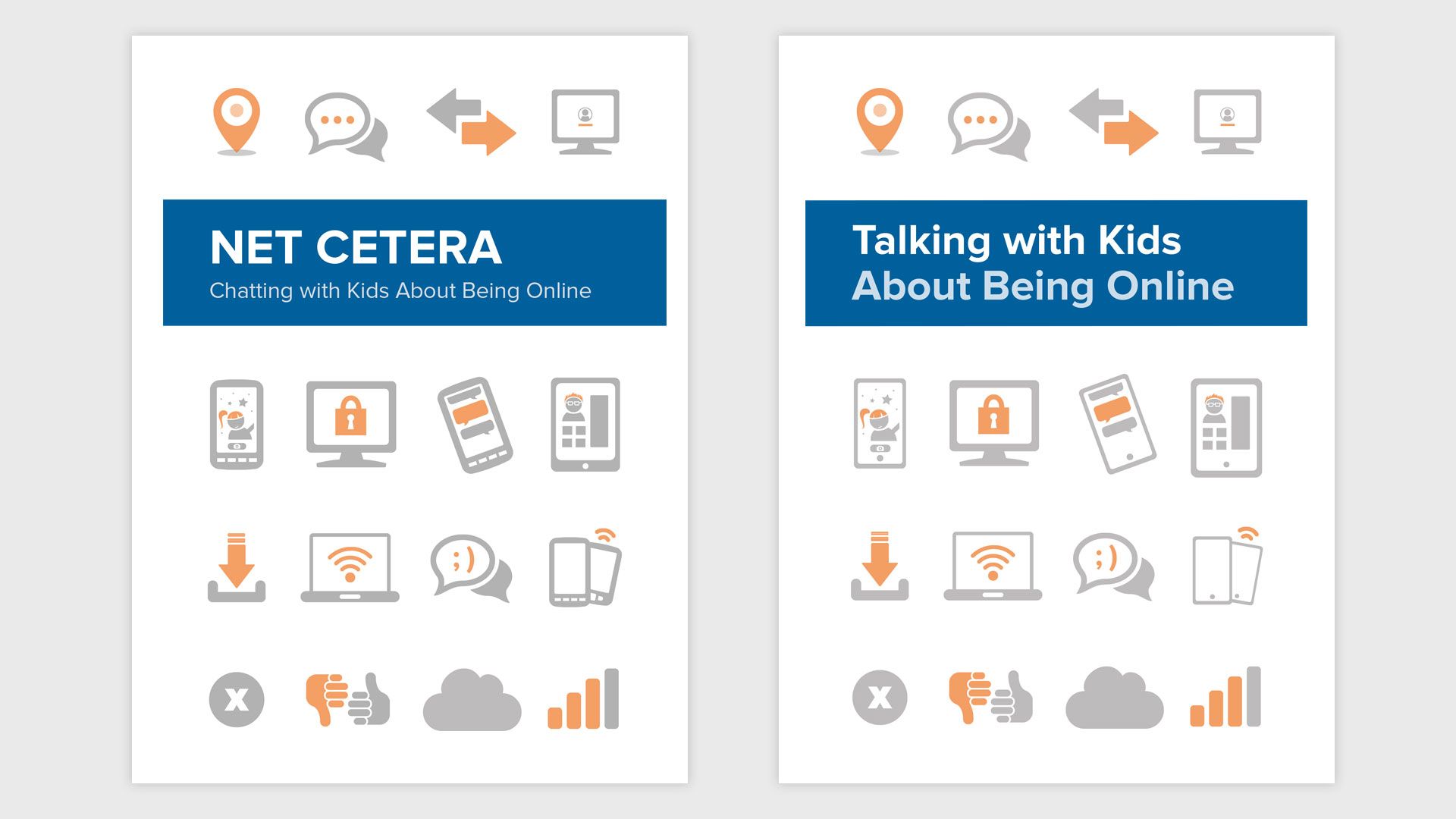 Melania Trump's tips for protecting kids online (right) are nearly identical to a 2014 FTC brochure (left).