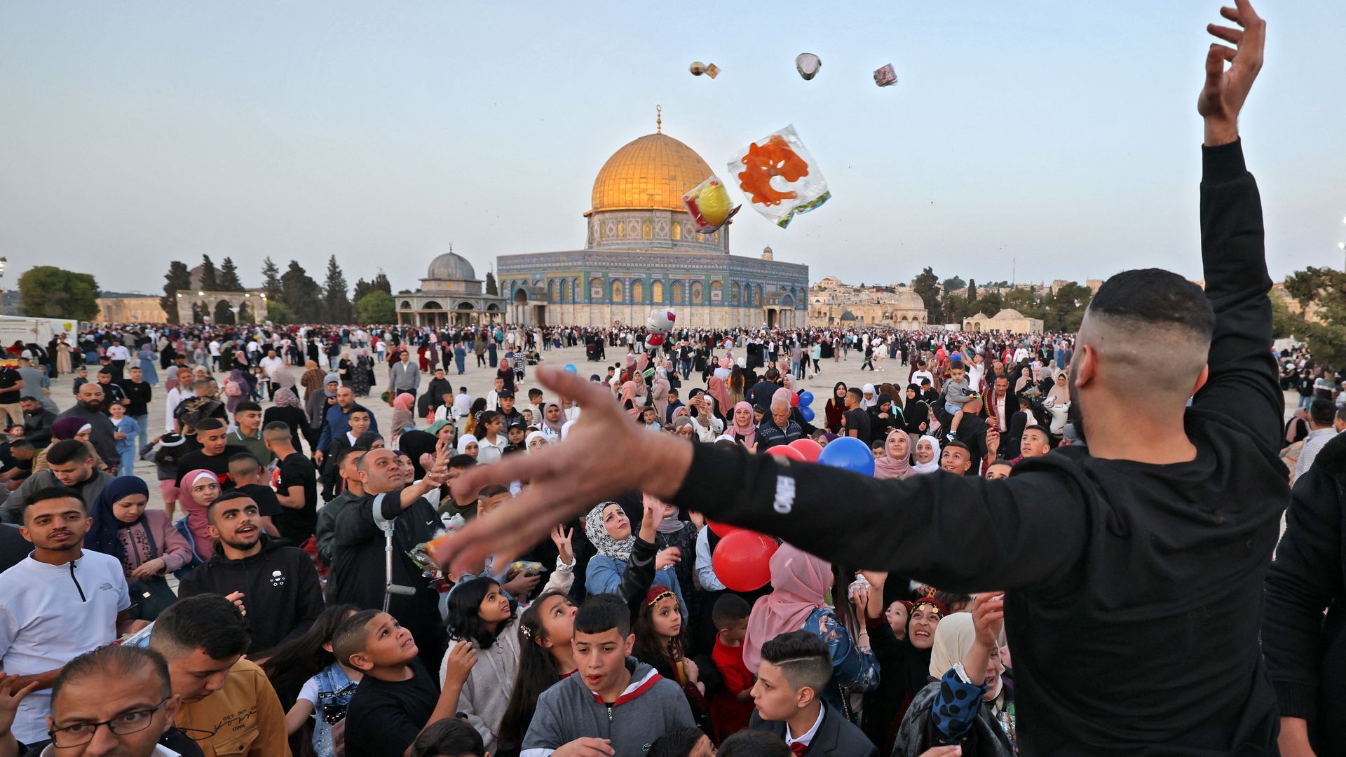 Eid in Jerusalem. 