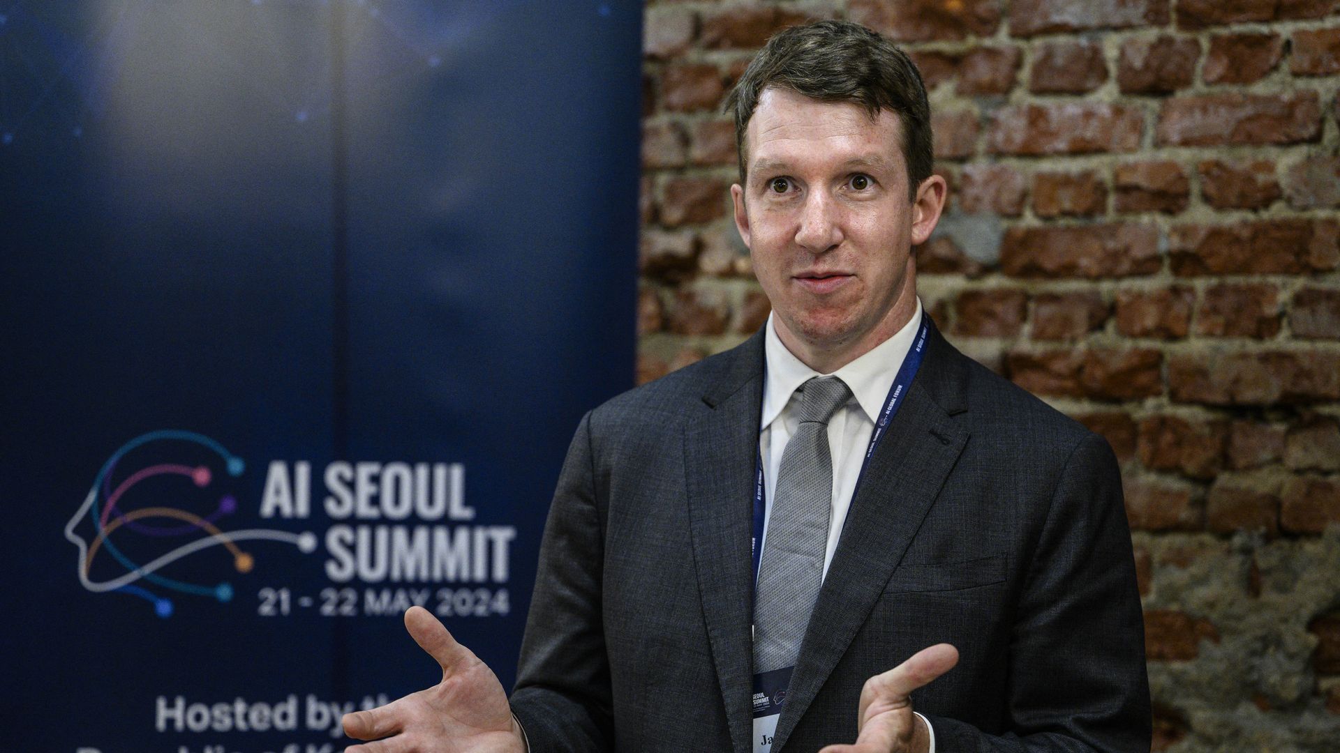 Anthropic CEO Jack Clark speaking in Seoul