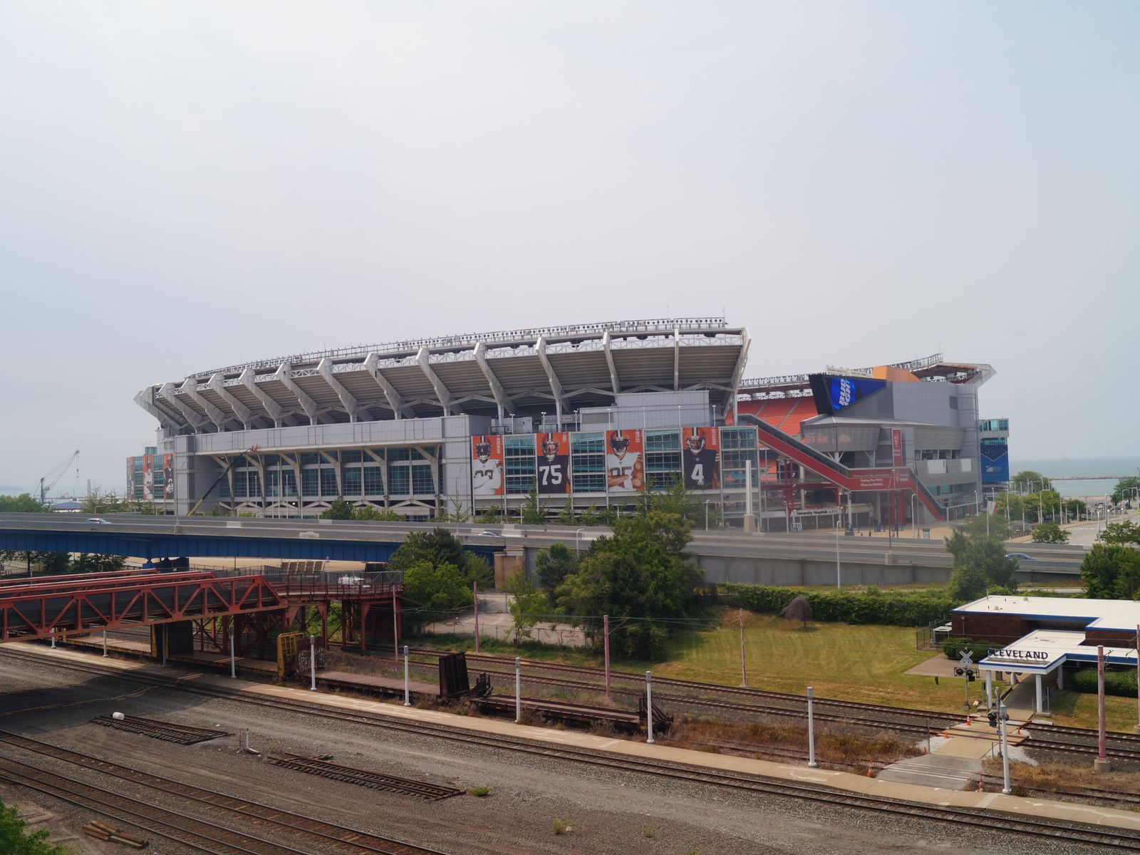 Cleveland Browns - FirstEnergy Stadium's lookin a little different