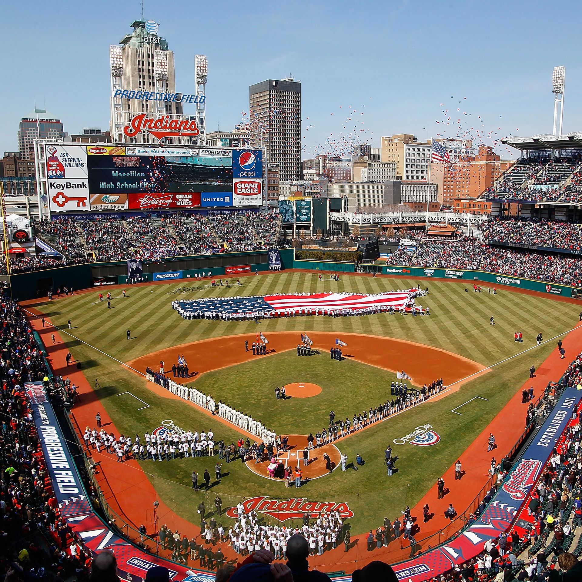 Cleveland wears road uniforms for Opening Day