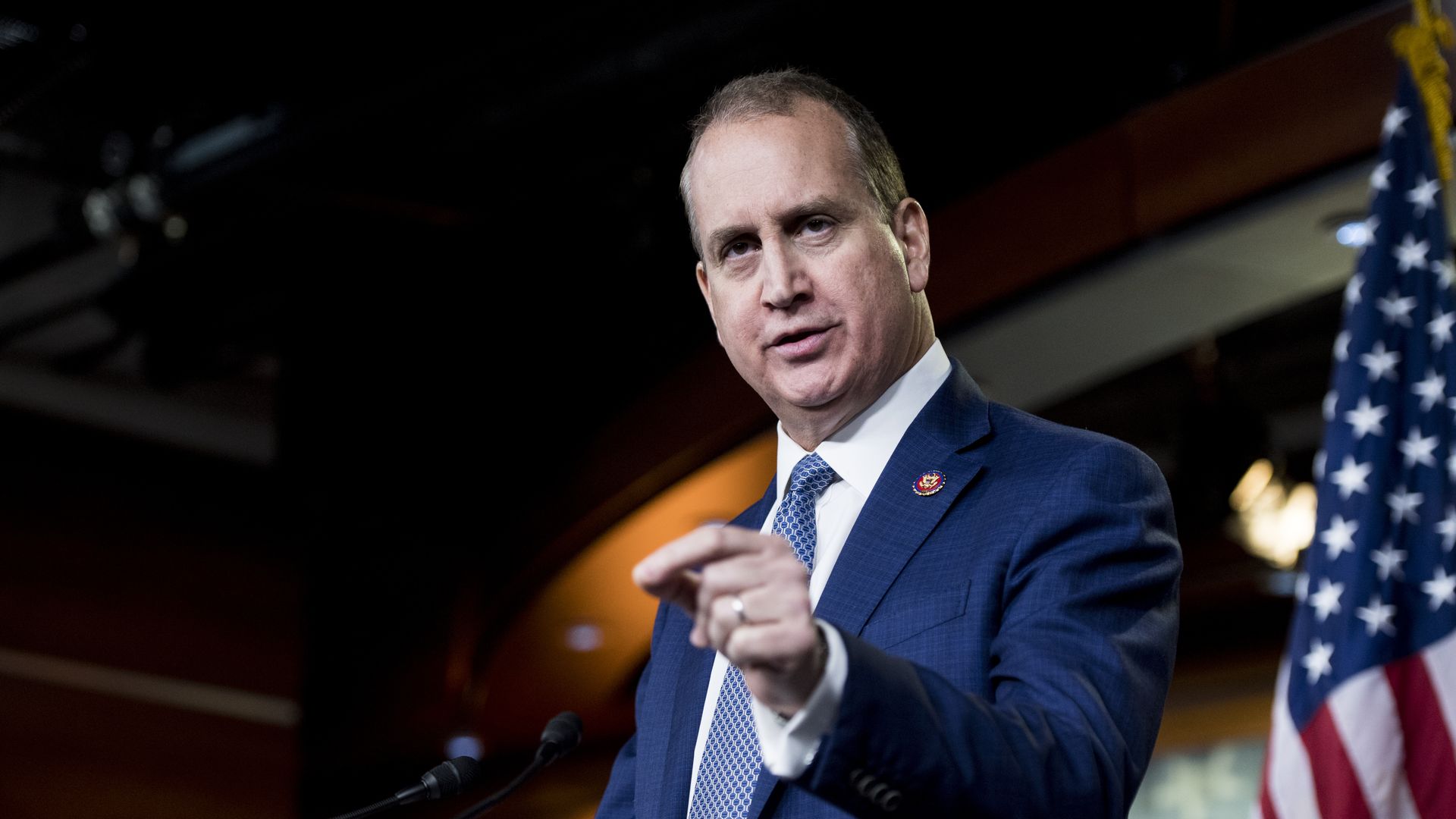 Rep. Mario Diaz-Balart, R-Fla., speaks about Cuba during the House Republicans weekly news conference on Wednesday, Feb. 26, 2020
