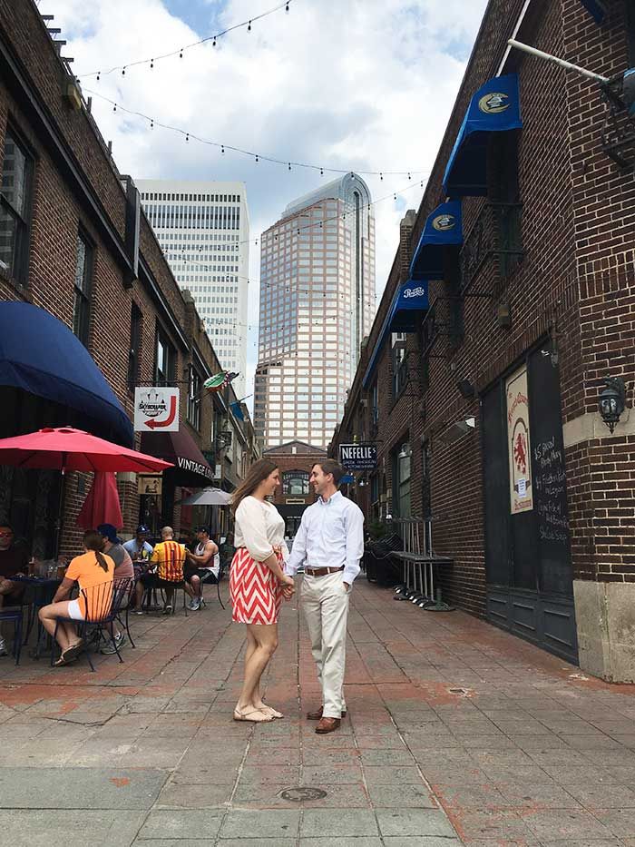 Brevard Court engagement photos