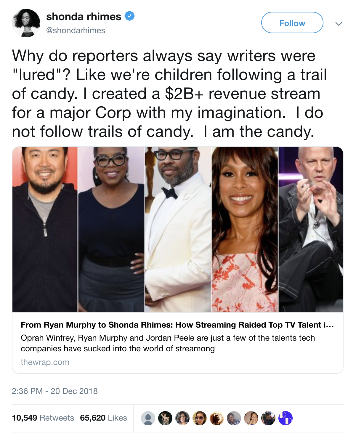 Shonda Rhimes on Twitter