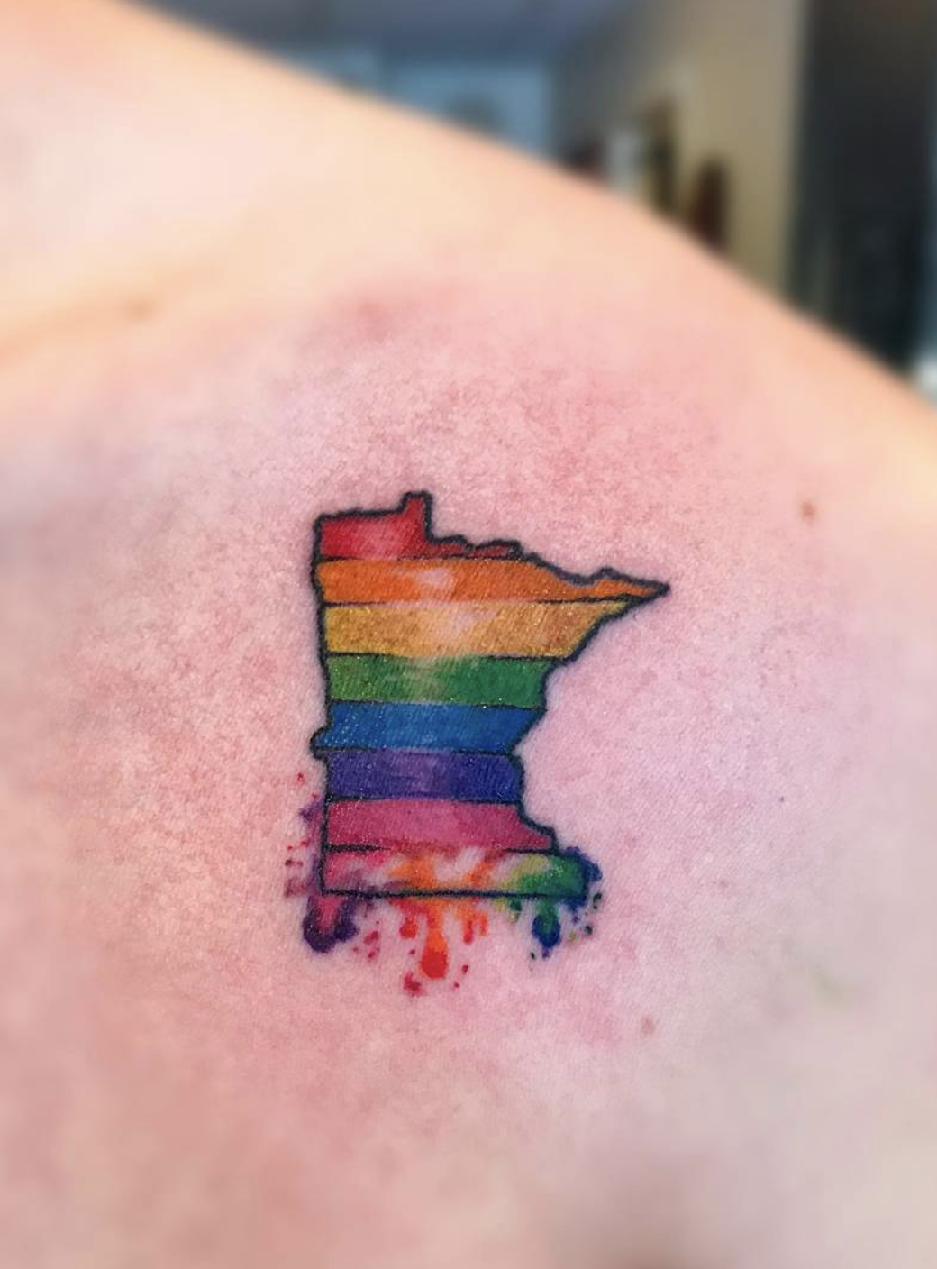 A rainbow inside of Minnesota 