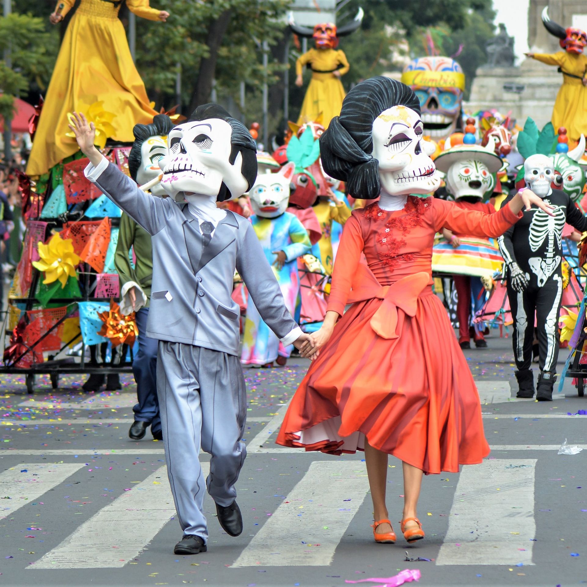 Mexico City's Day Of The Dead Goes Hollywood With Parade Inspired