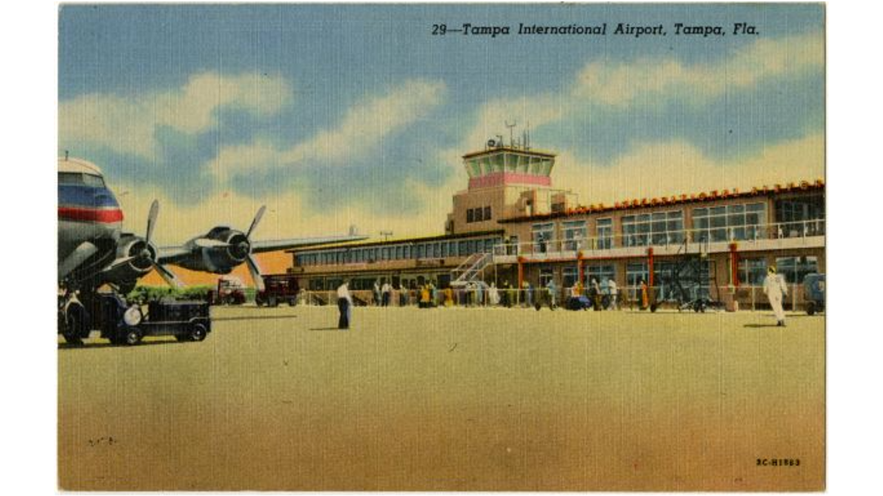 Tampa International Airport postcard