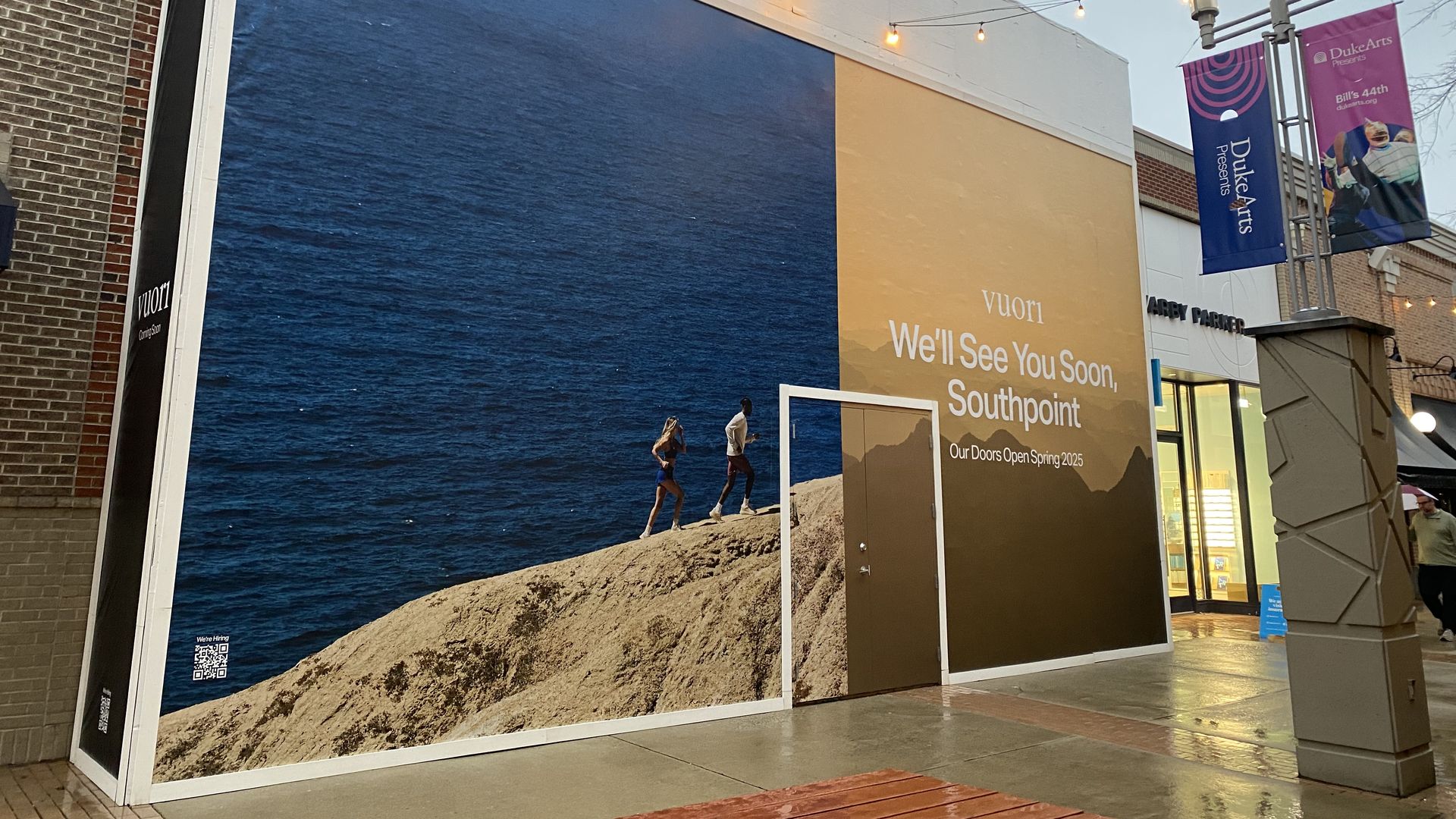 Where Vuori will be at The Streets at Southpoint in Durham