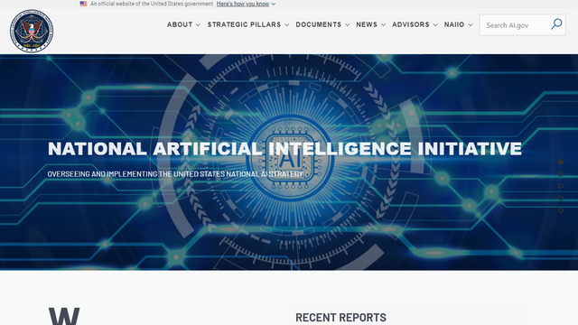 Exclusive: White House launches new artificial intelligence website
