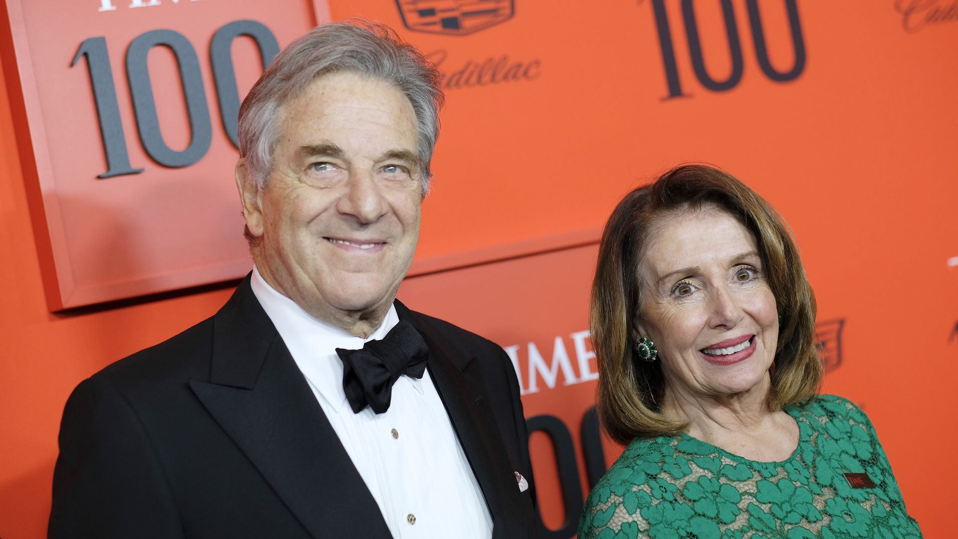 Paul Pelosi and Nancy Pelosi attend the TIME 100 Gala Red Carpet at Jazz at Lincoln Center on April 23, 2019 in New York City.