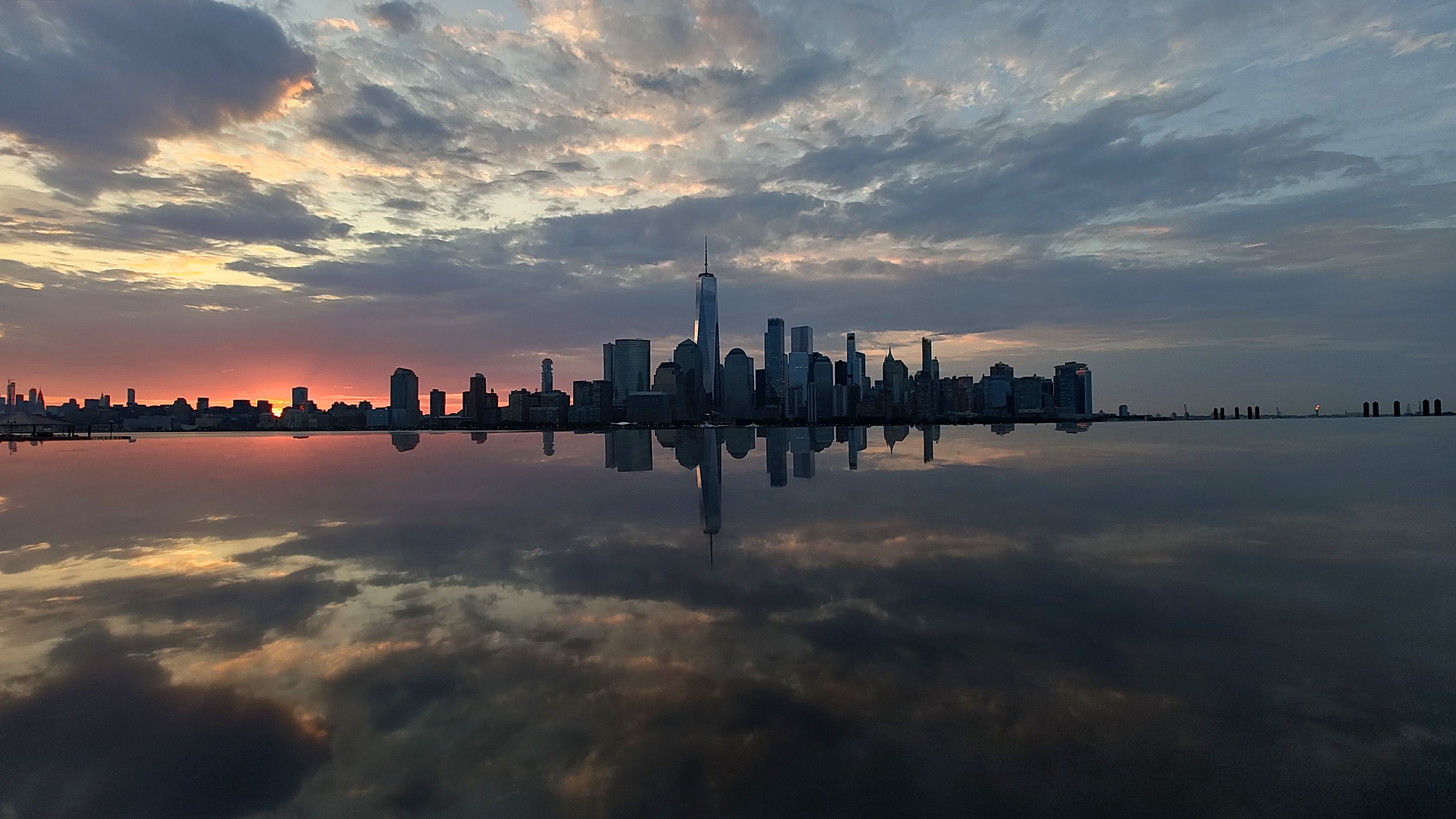 Sunset over Manhattan