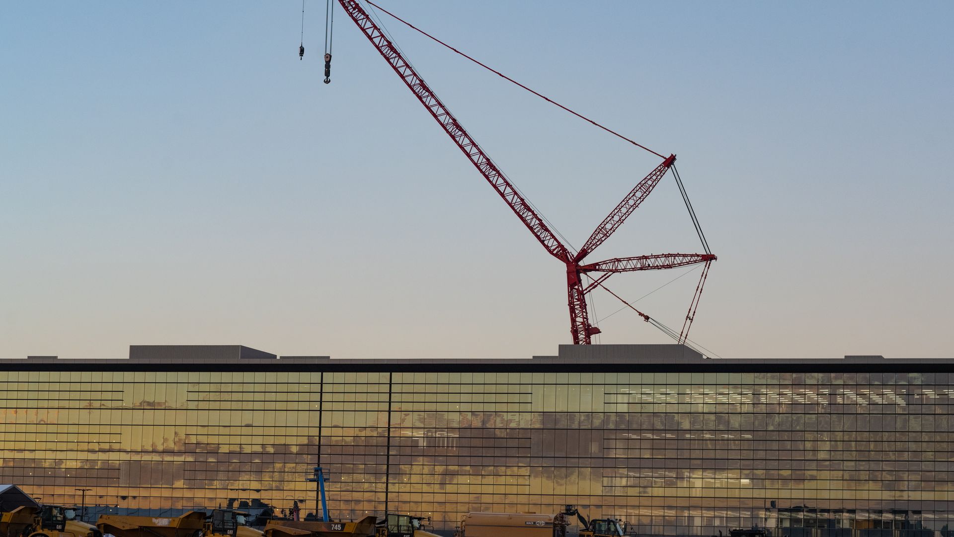 A semiconductor plant under construction in Arizona