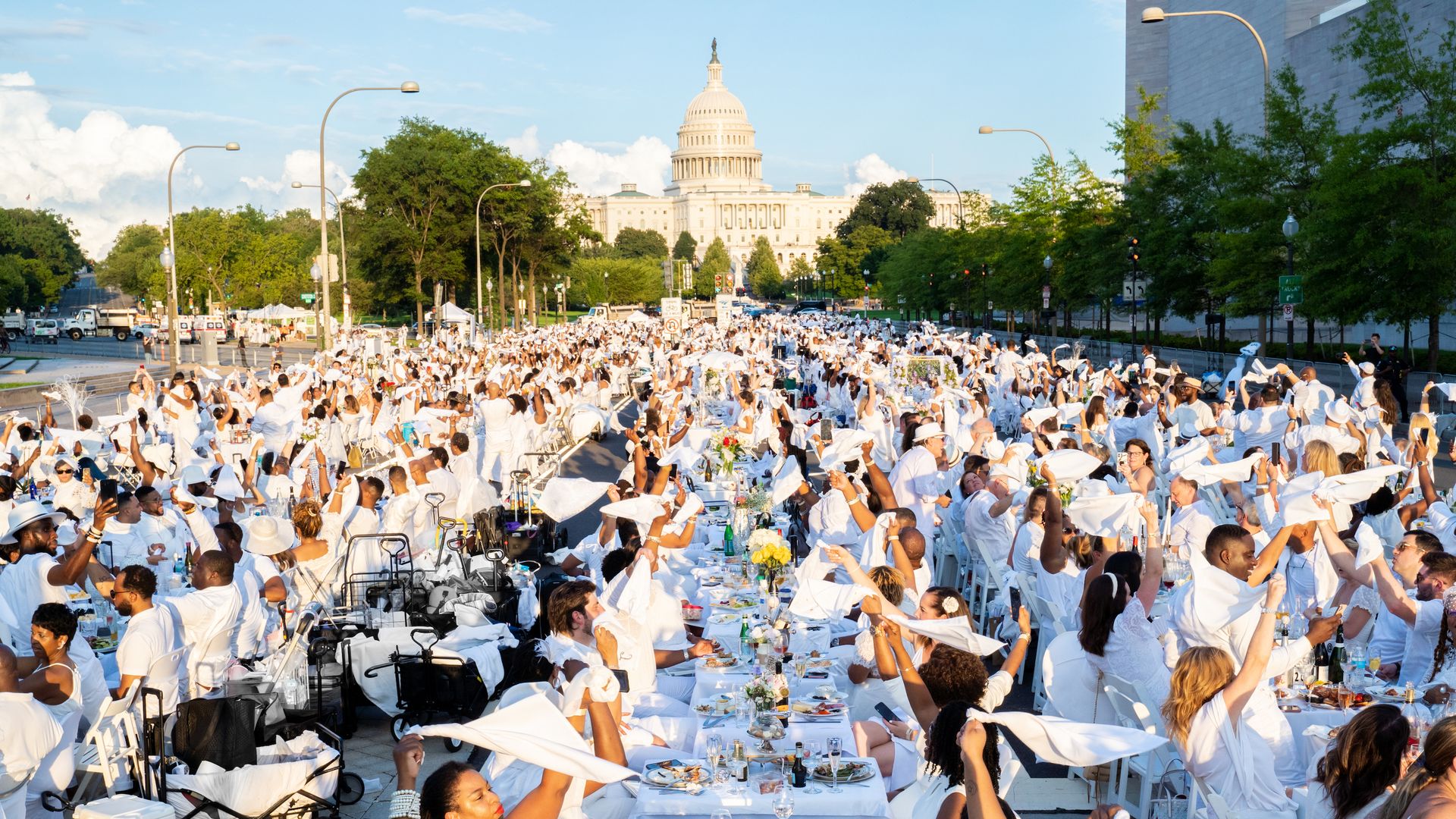 Diner en Blanc in Washington DC