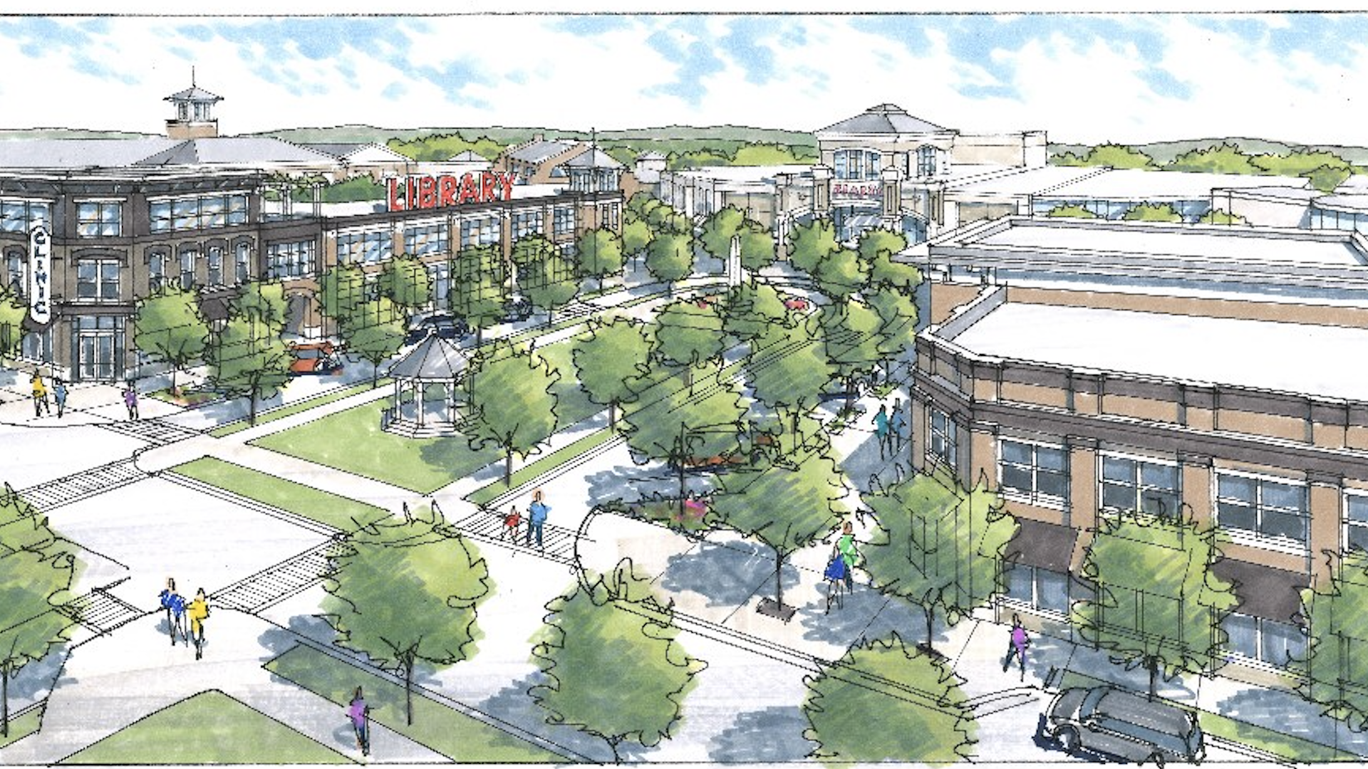 A rendering of the Marcelina development in Montgomery County.