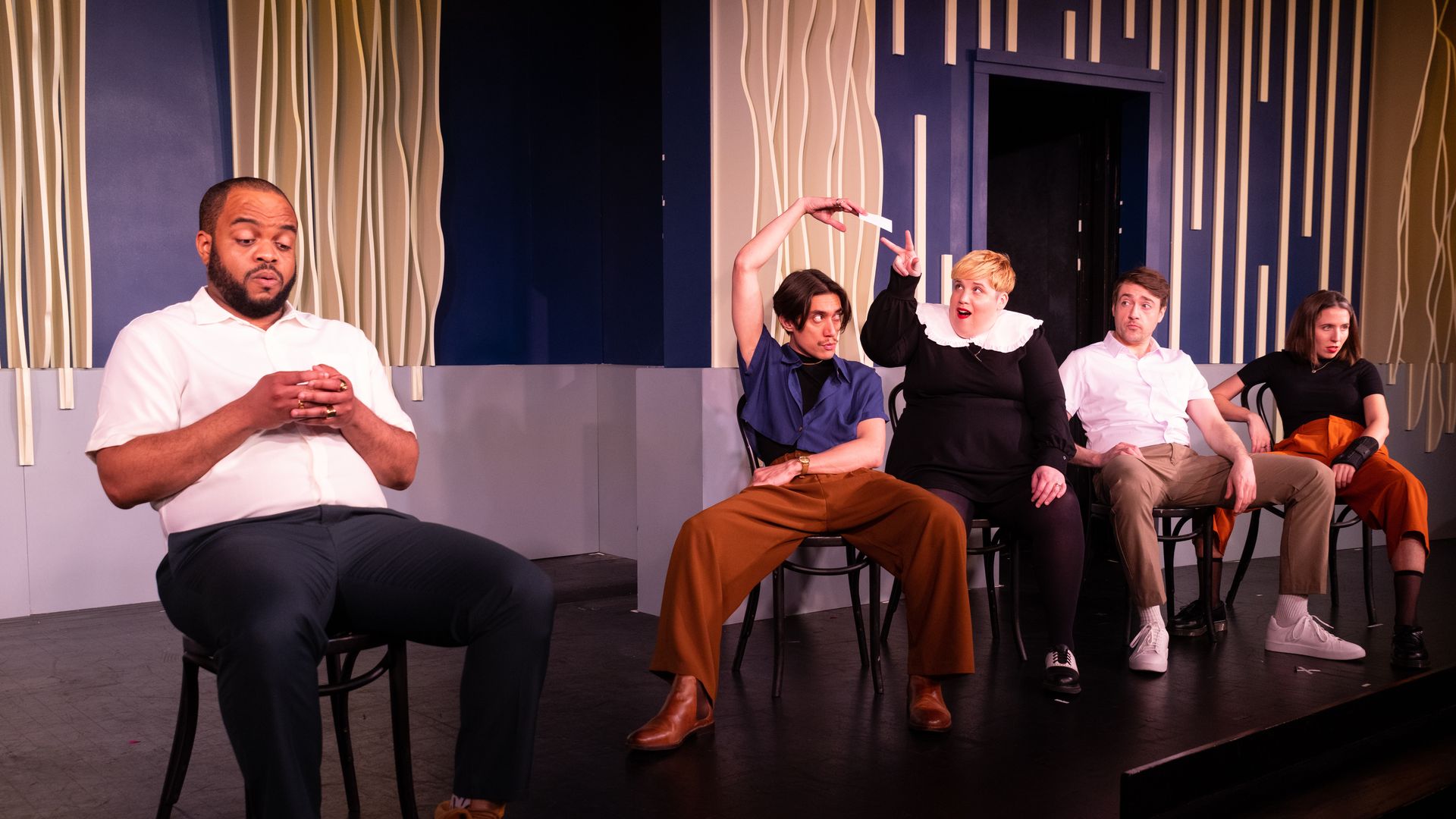 Actors on stage