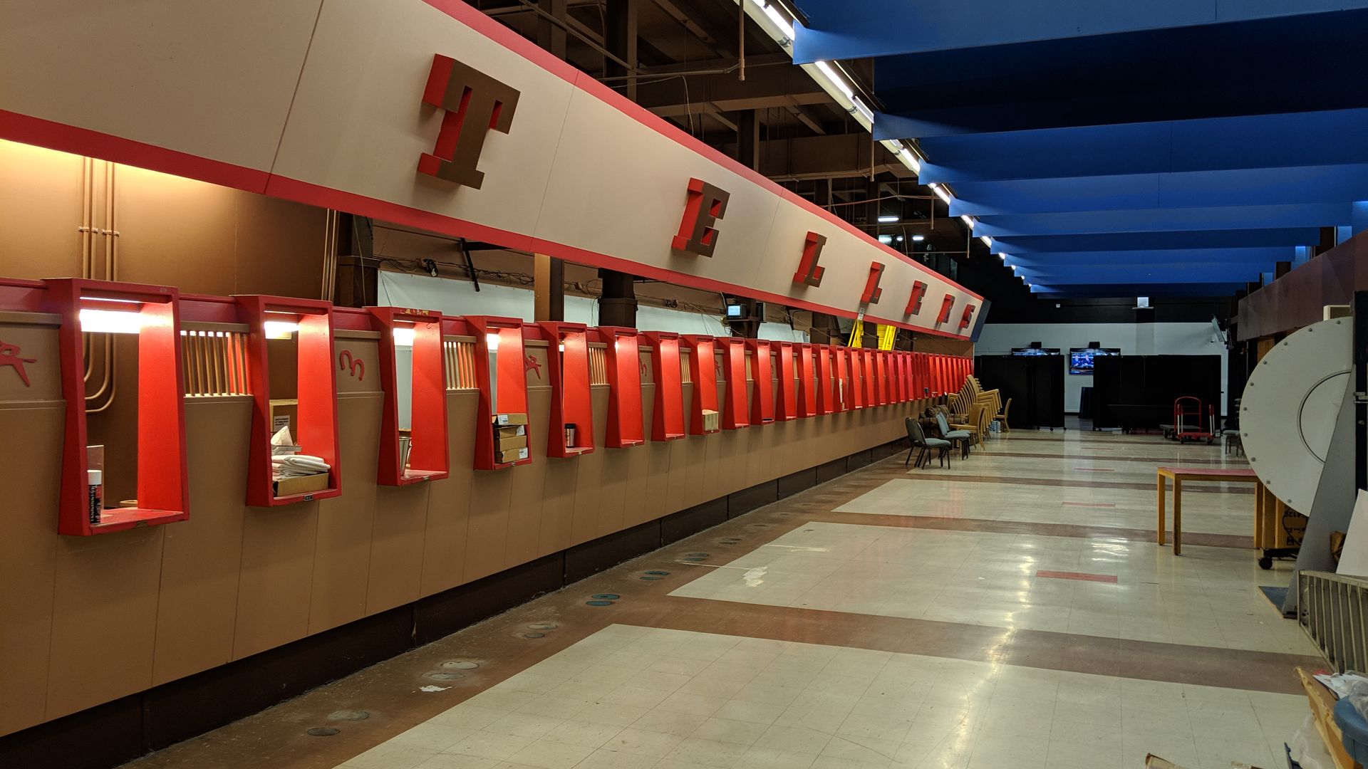Teller machines at the Laurel, Md. racetrack