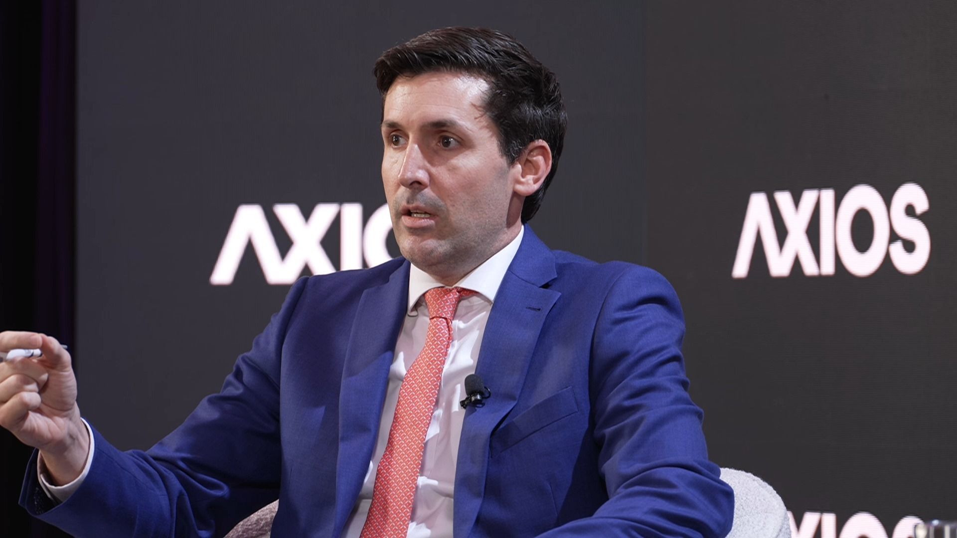 Calley Means speaks at the Axios Future of Health event.