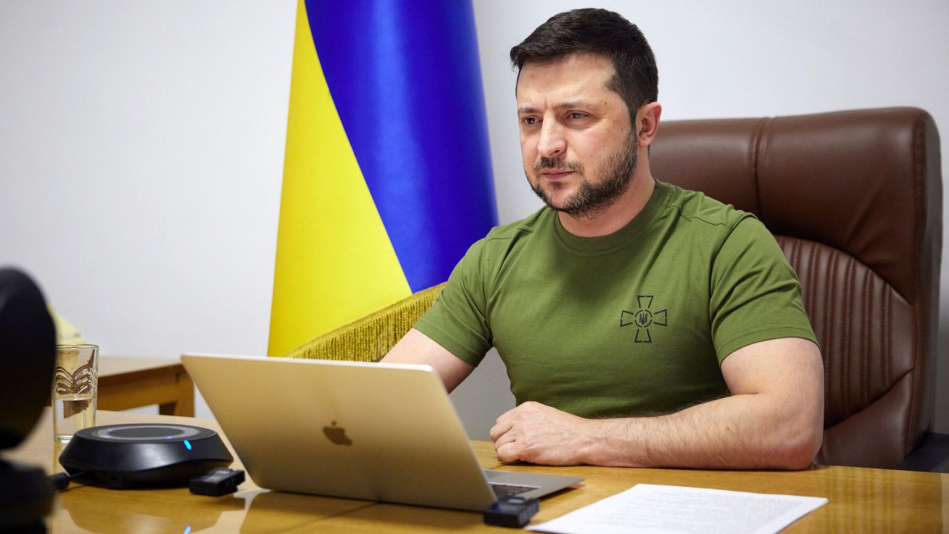 Ukrainian President Volodymyr Zelensky