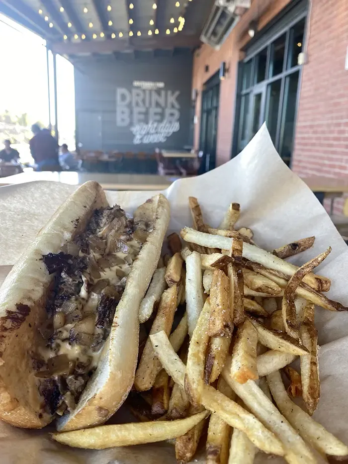 brewers at yancey cheesesteak
