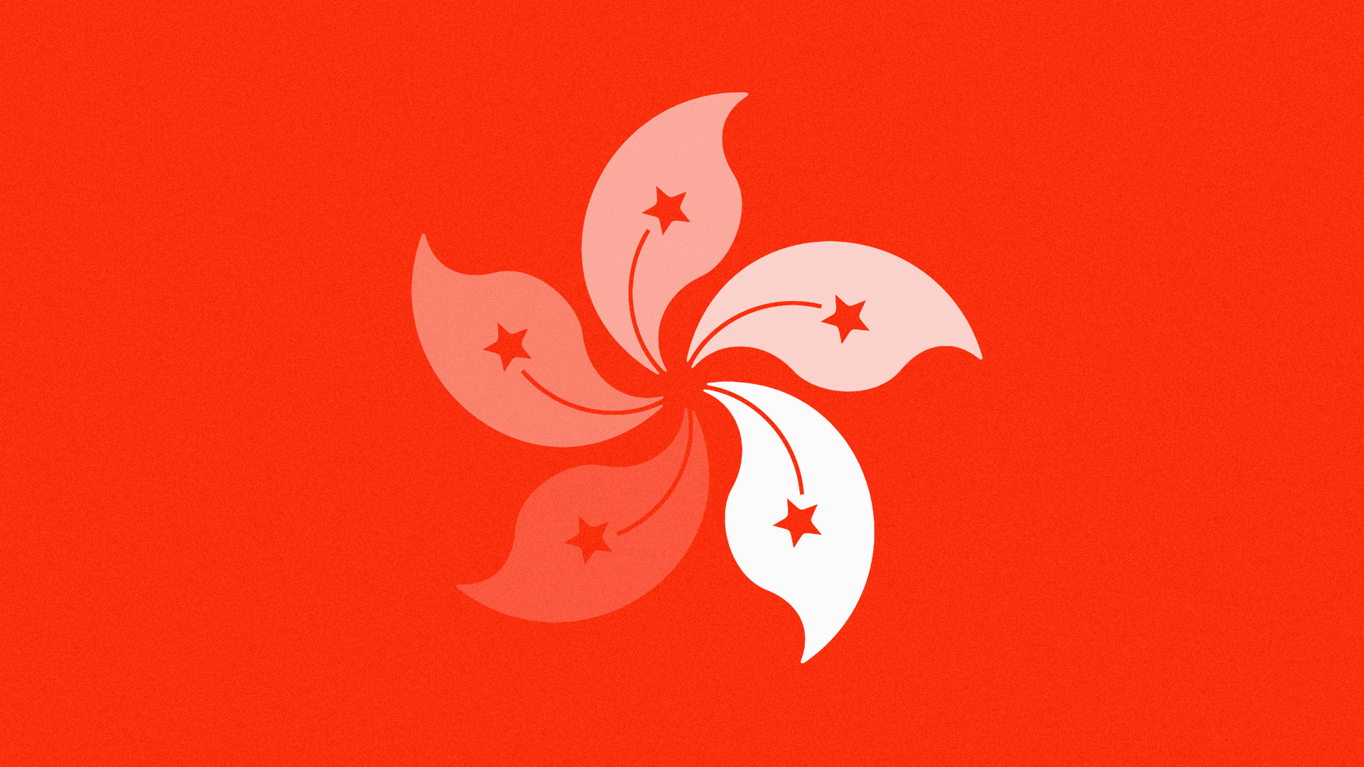 Illustration of the Hong Kong flag as a loading screen