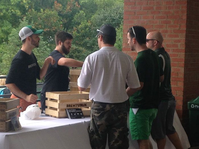 Brewpublik-at-UNCC-football