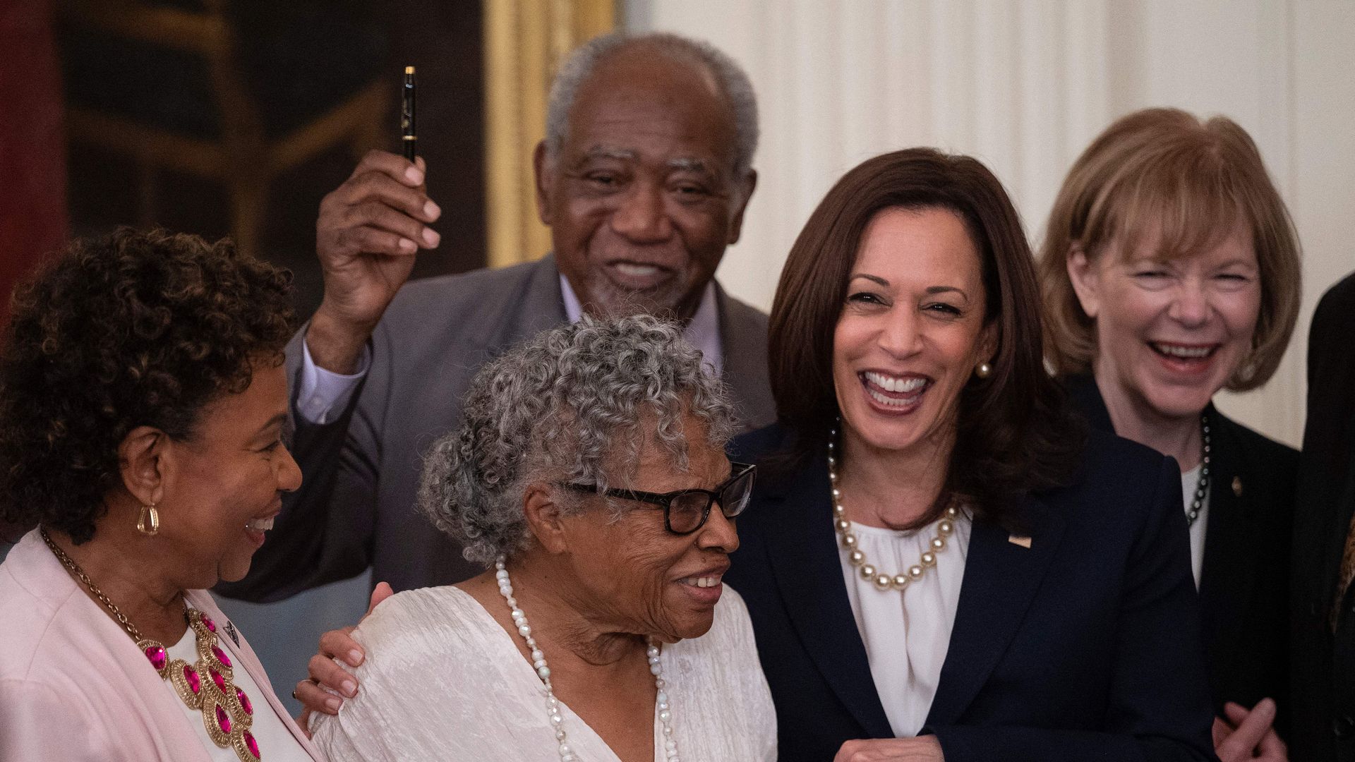 Opal Lee was in Washington last year for the bill signing that made Juneteenth a federal holiday. Photo: Jim Watson/AFP via Getty Images