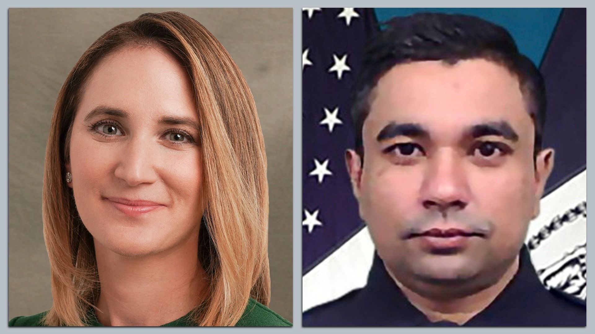 Blackstone executive Wesley LePanter and NYPD officer Didarul Islam