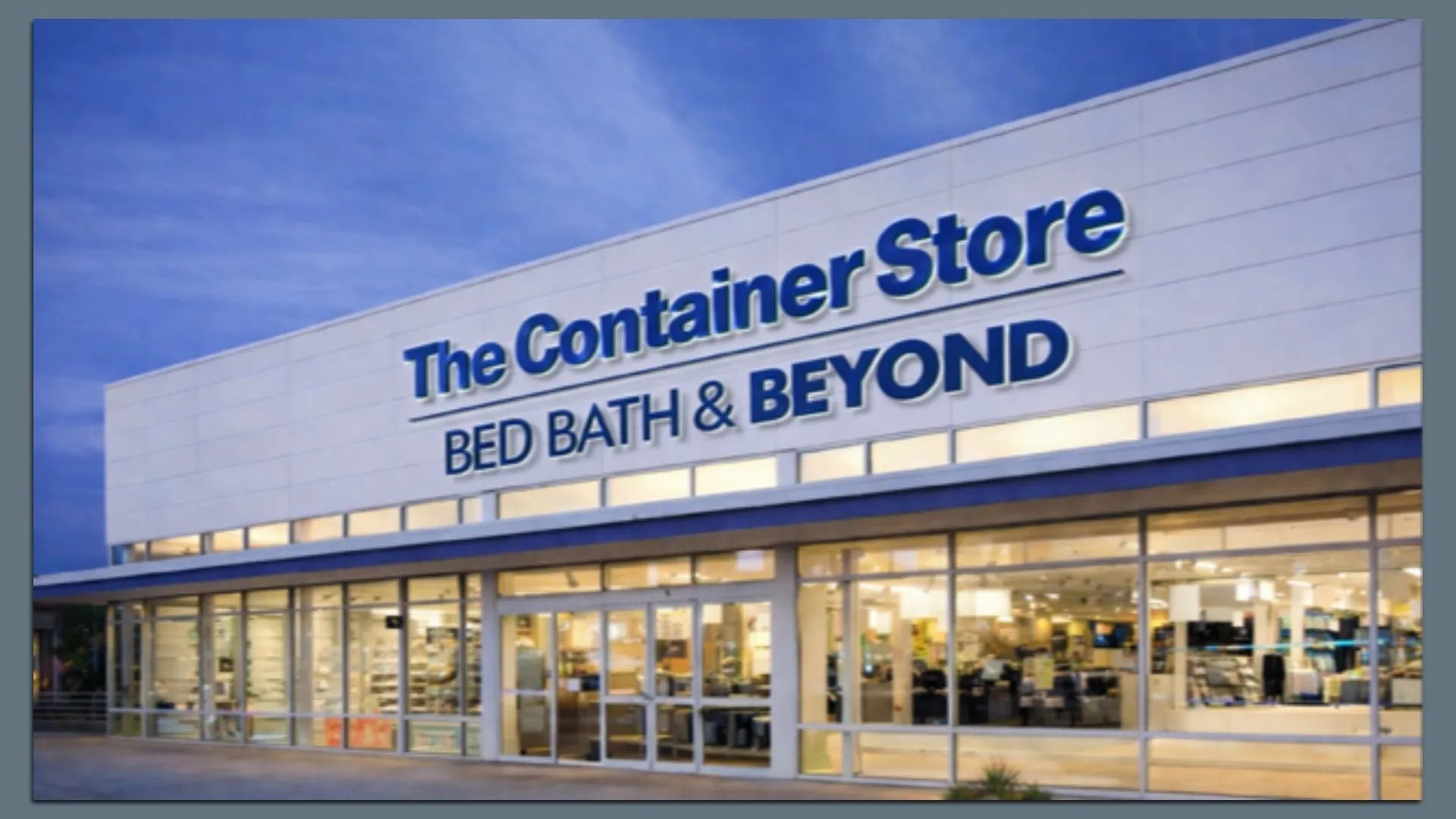 A rendering of a new Bed Bath and Beyond
