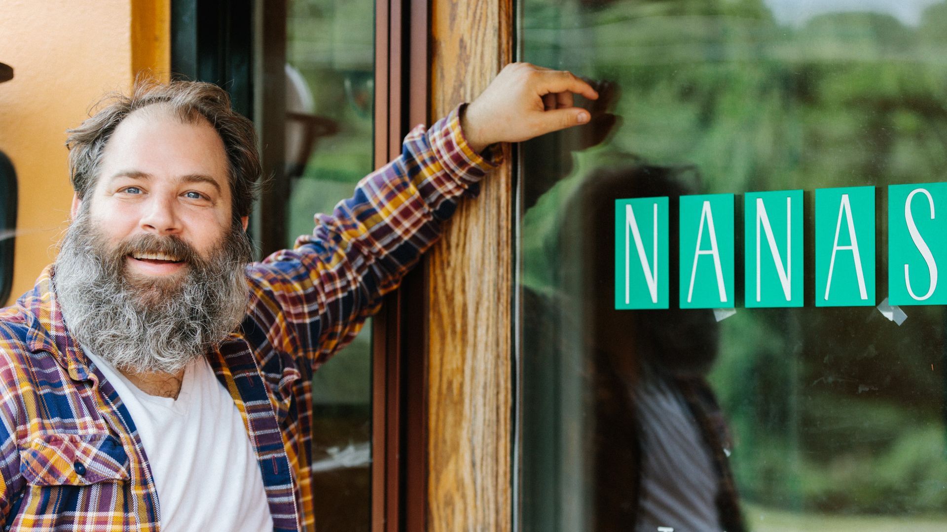 Matt Kelly, a prominent Durham chef, stands for a photo