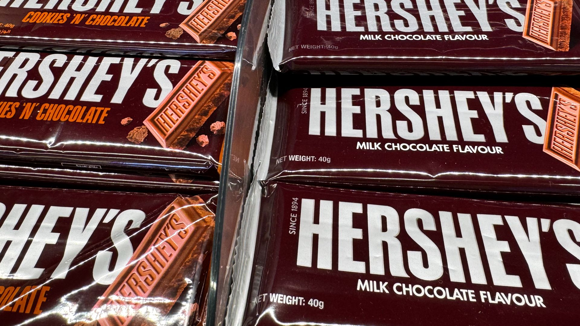 Hershey chocolate bars