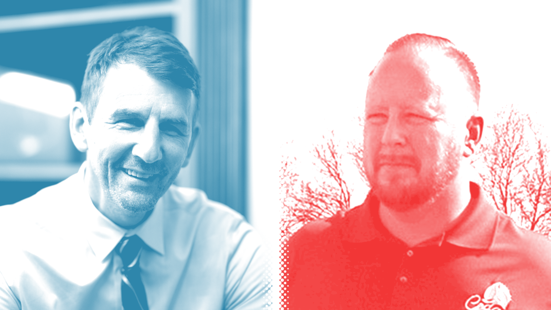 Photo illustration of Frank Mrvan and Randy Niemeyer.