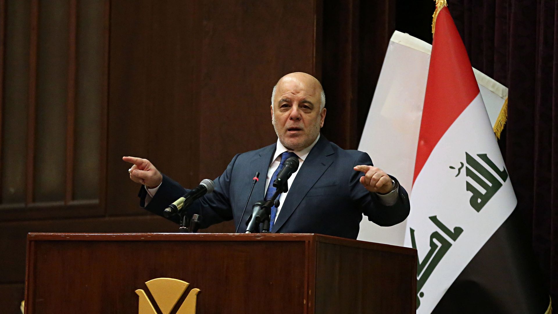 Iraq Prime Minister Haider al-Abadi. 