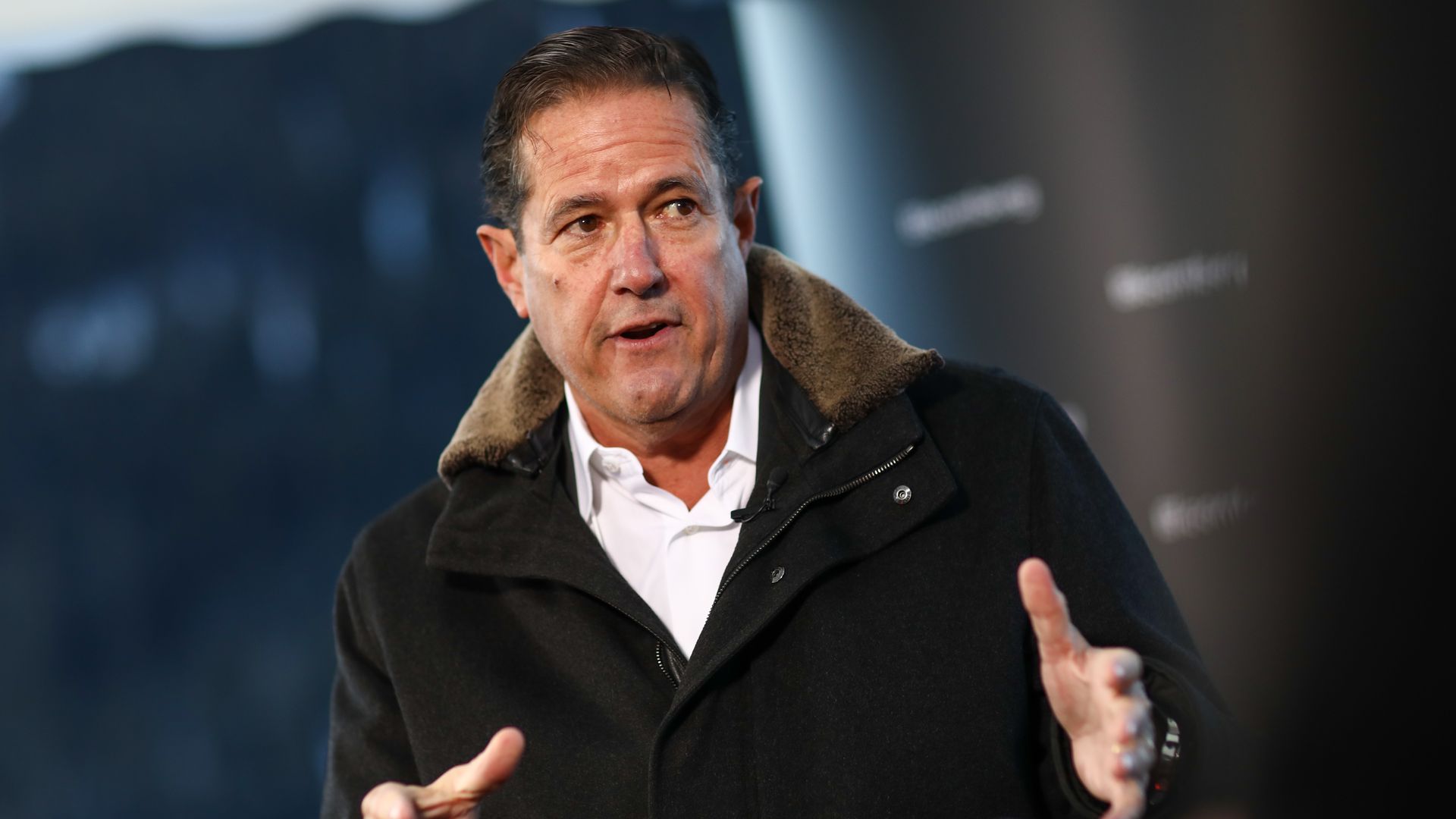 Barclay CEO James Staley speaking in Davos, Switzerland, in January 2020.