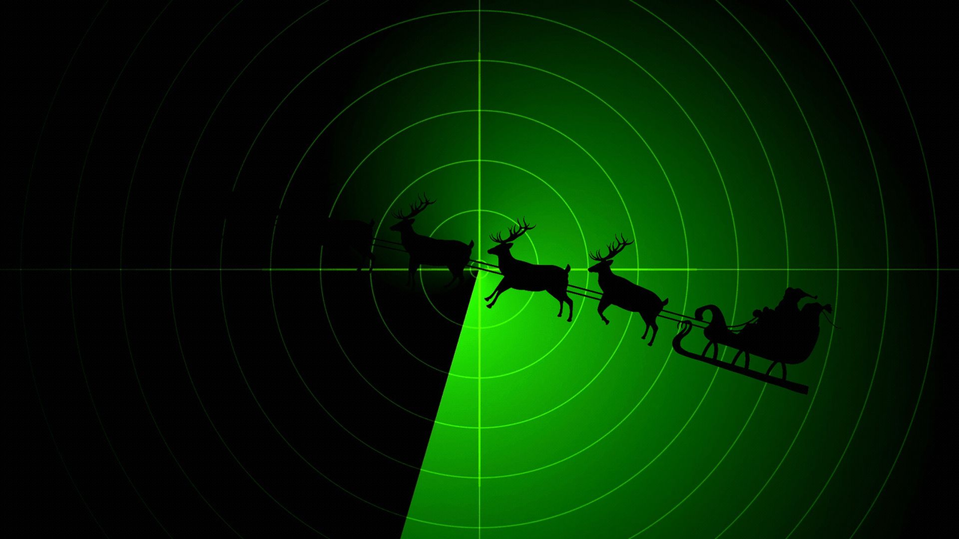 radar with santa