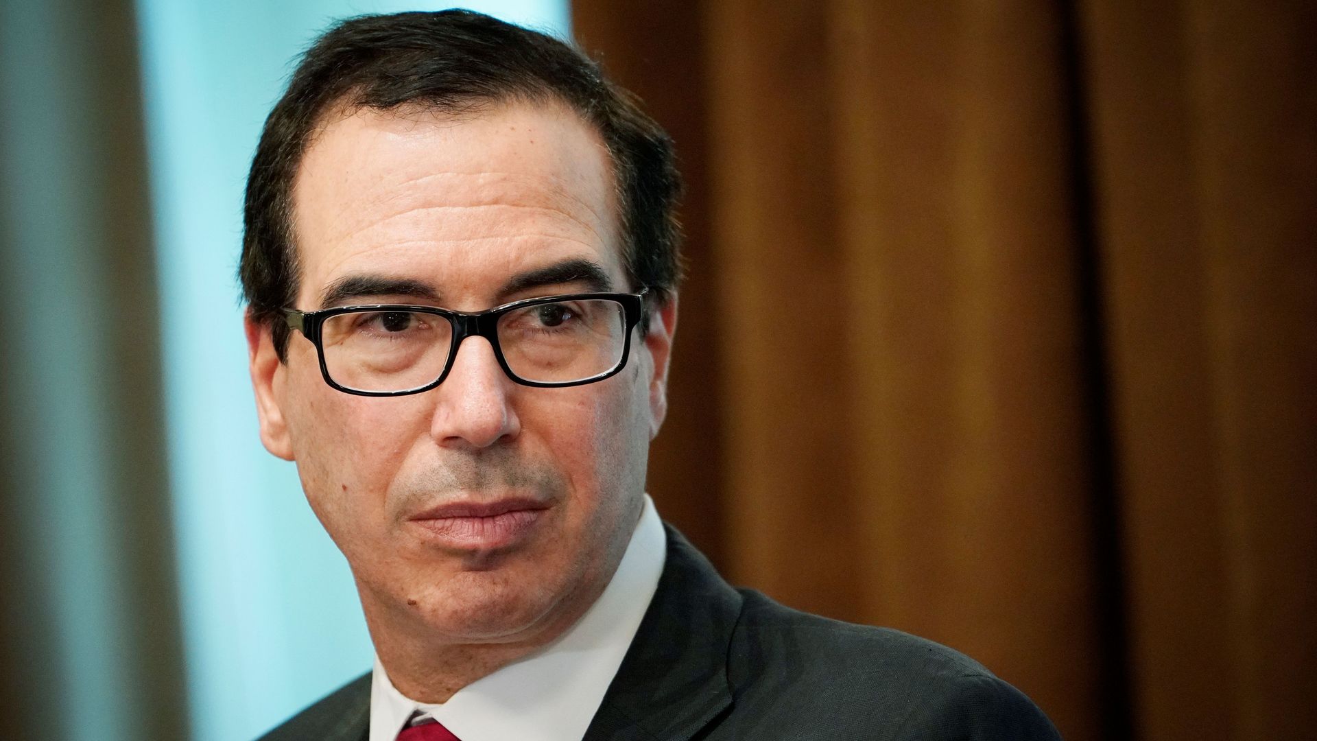 Close up of Mnuchin