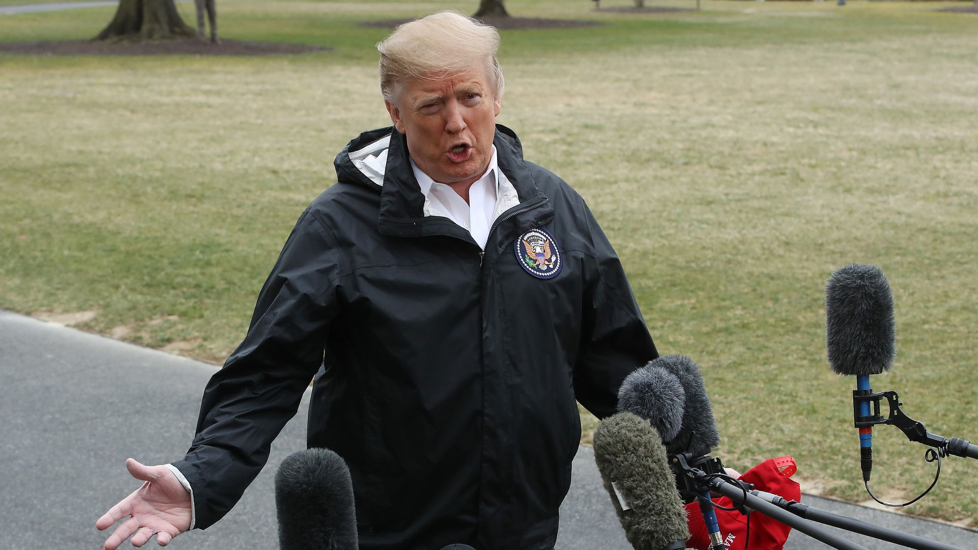 President Trump says a New York investigation into his family business is part of a witch-hunt against him.