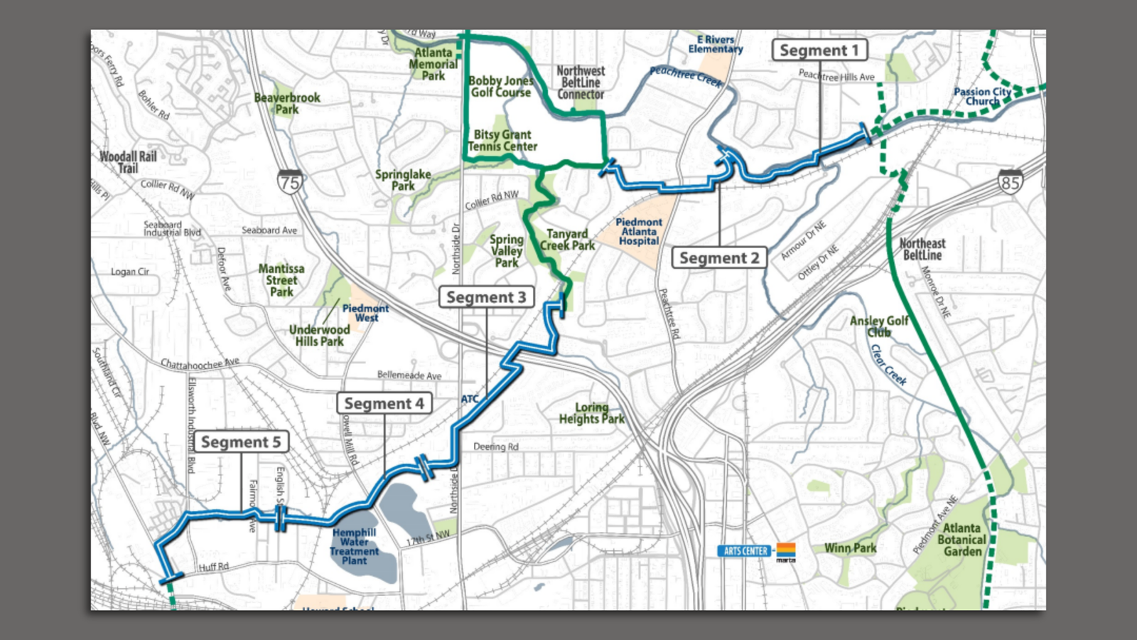Atlanta Beltline's entire 22mile route finalized Axios Atlanta