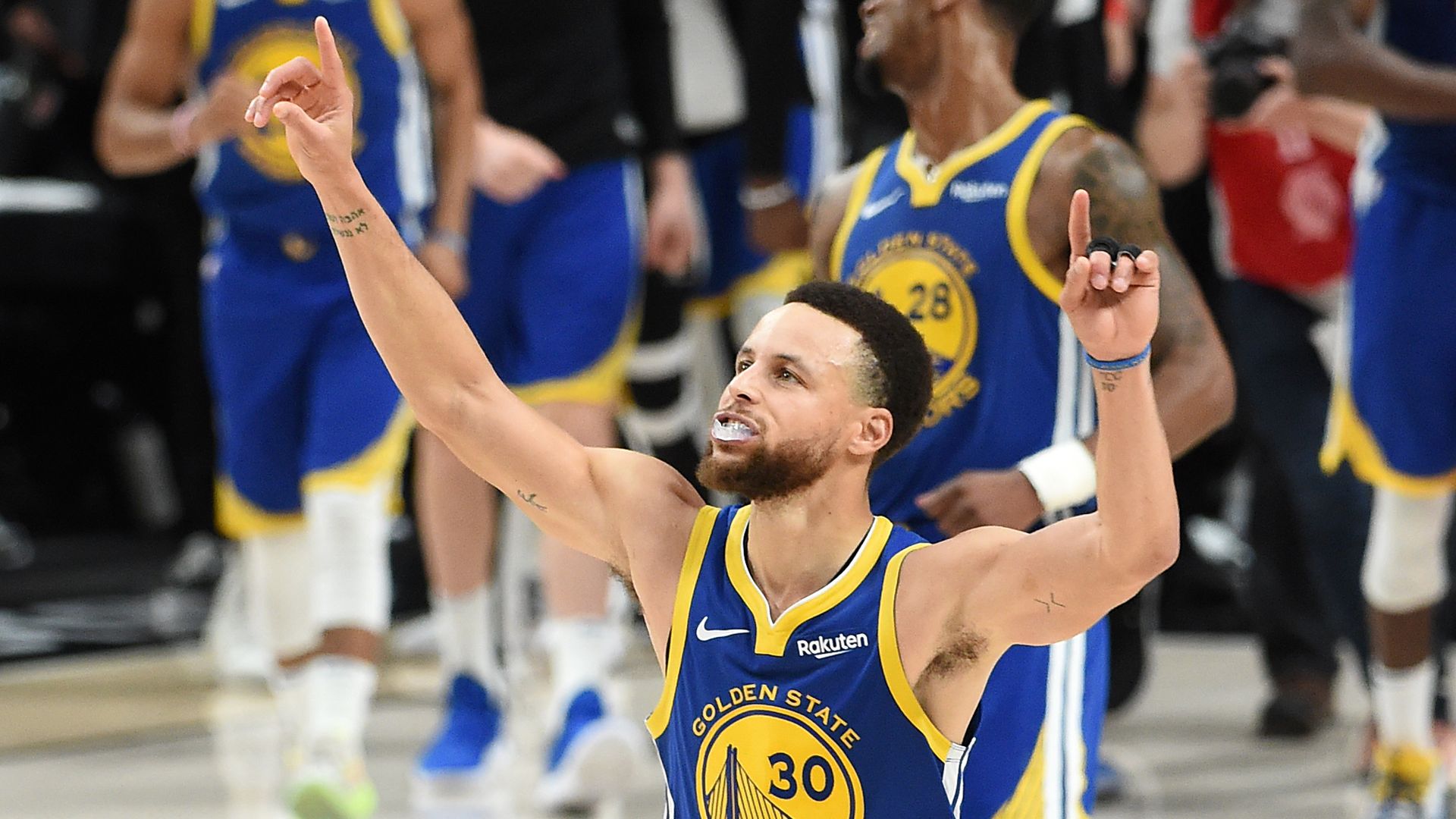 Steph Curry after the Warriors' Game 4 win