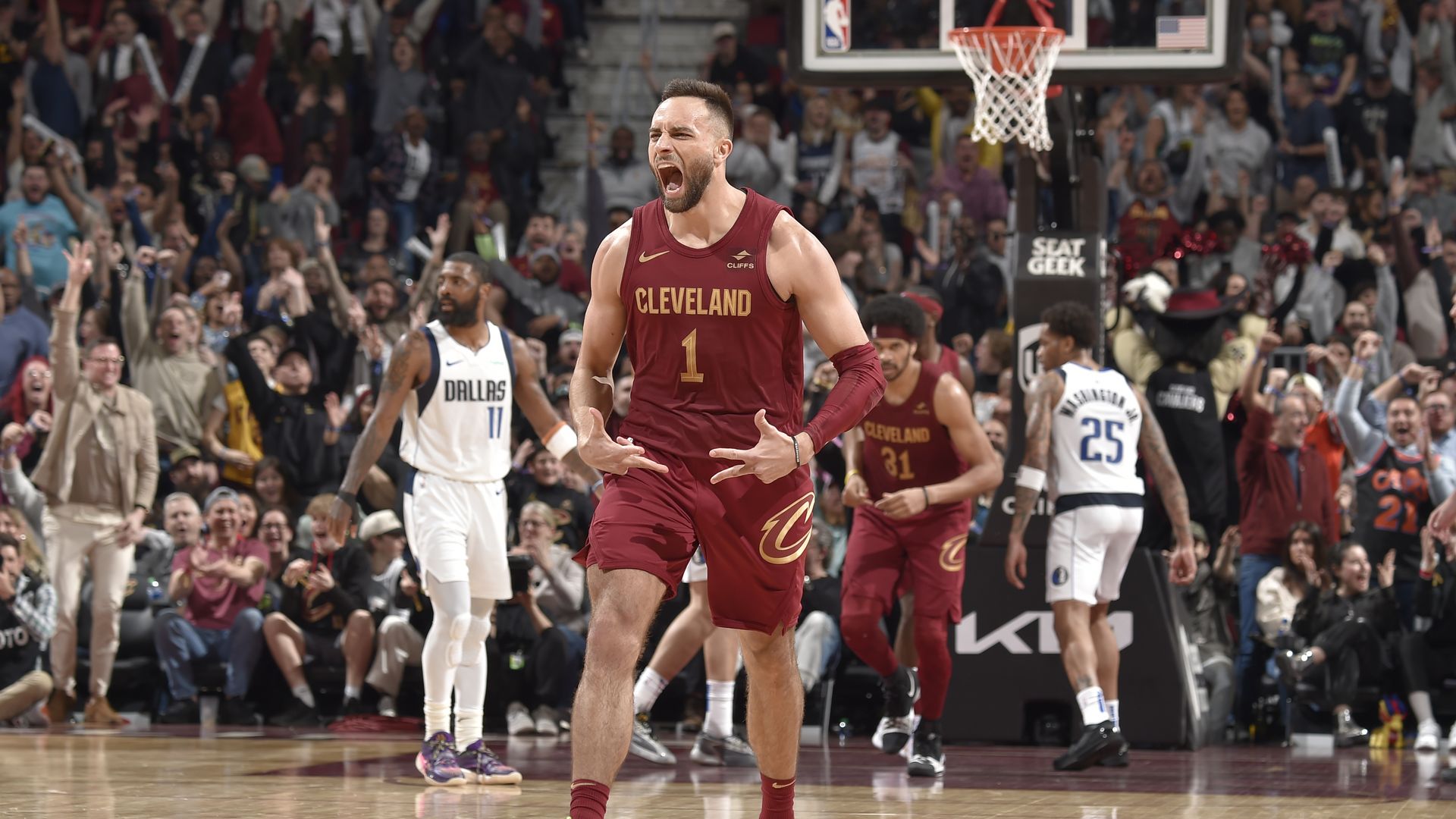 Cavs store red jersey