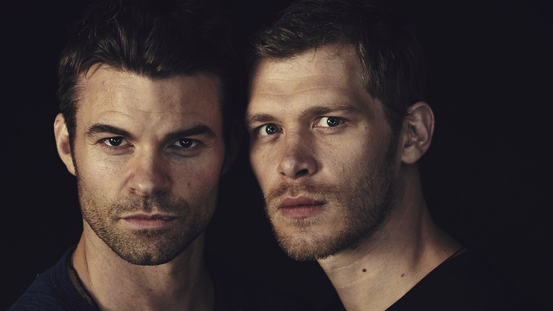 Photo shows headshots of Daniel Gillies and Joseph Morgan