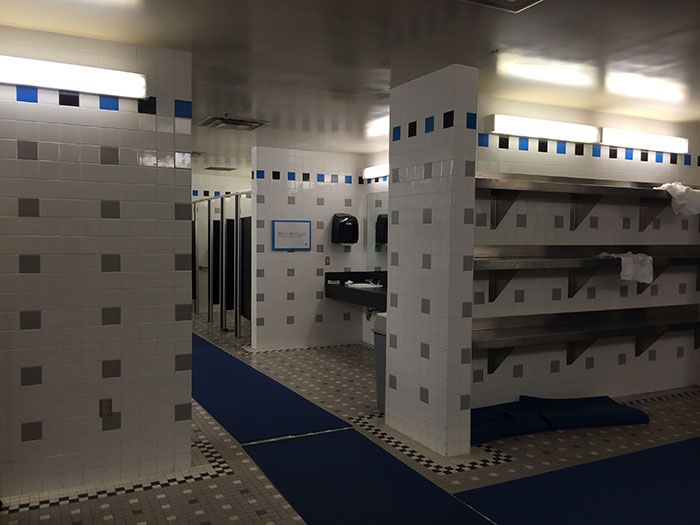 away team locker room bank of america stadium