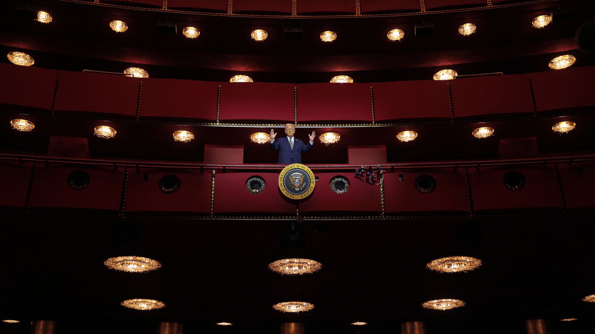 Trump at the Kennedy center