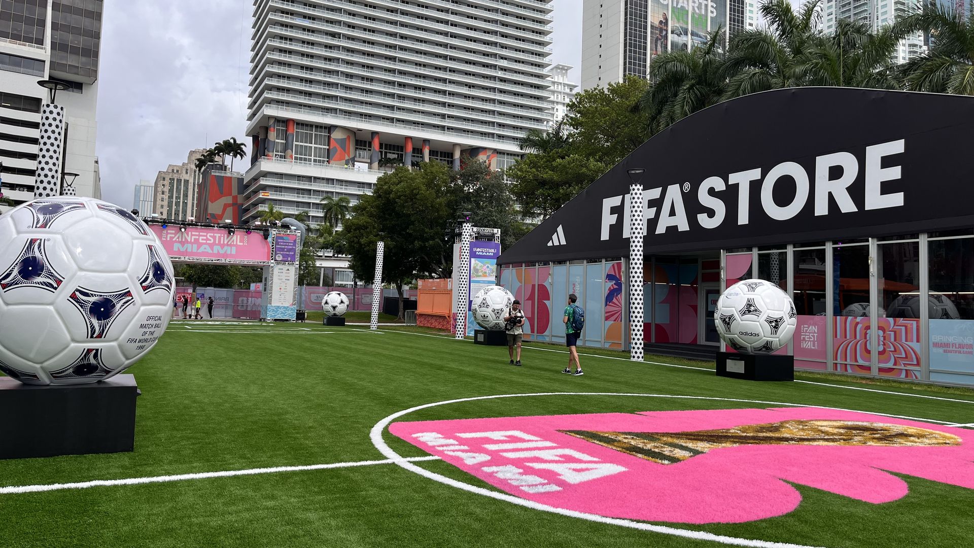 A photo of the Miami FIFA Fan Festival