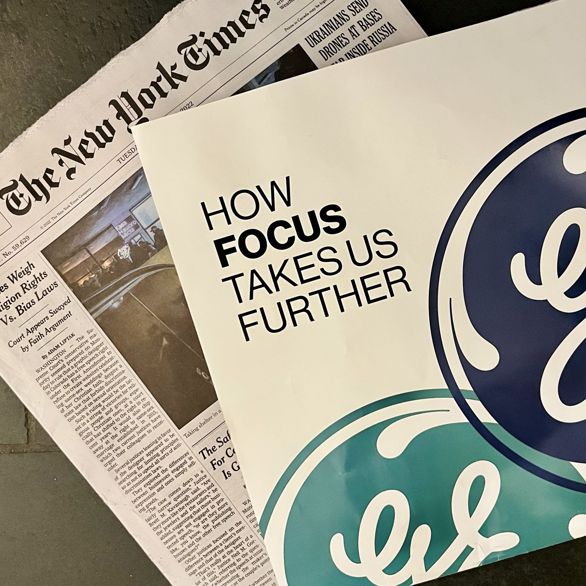 embargo Glæd dig Ultimate GE buys out entire NYT print paper in historic first