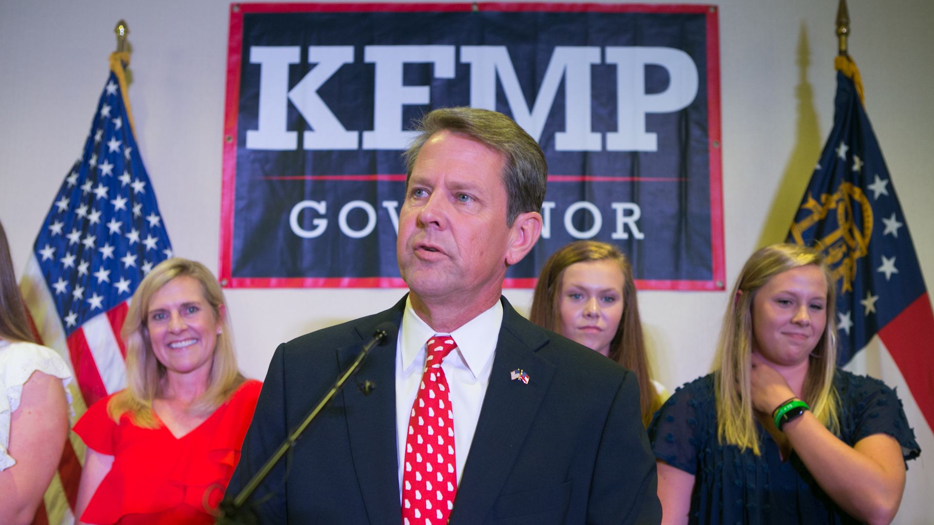 Georgia Secretary of State Brian. Photo: Jessica McGowan/Getty Images